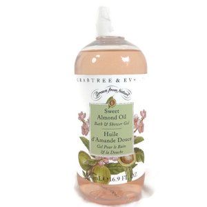 CRABTREE & EVELYN SWEET ALMOND OIL BATH& SHOWER  GEL 16.9FLOZ